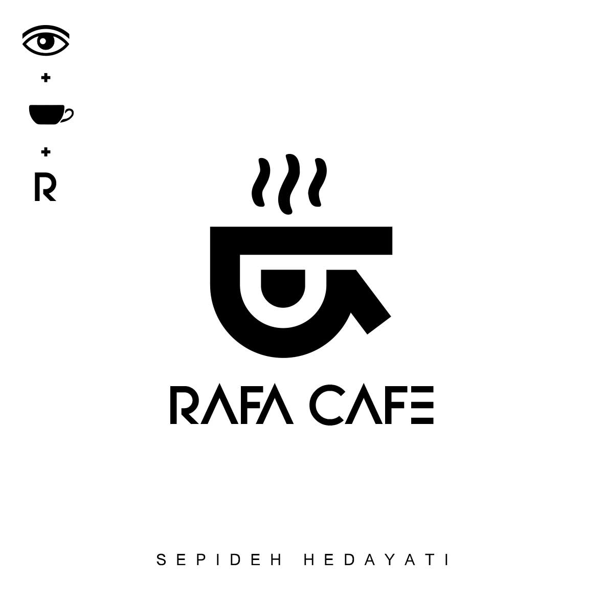طراحی لوگو کافه و رستوران رافا
